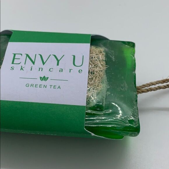 NWT Envy U Green Tea Soap w/ Loofa - Picture 5 of 5